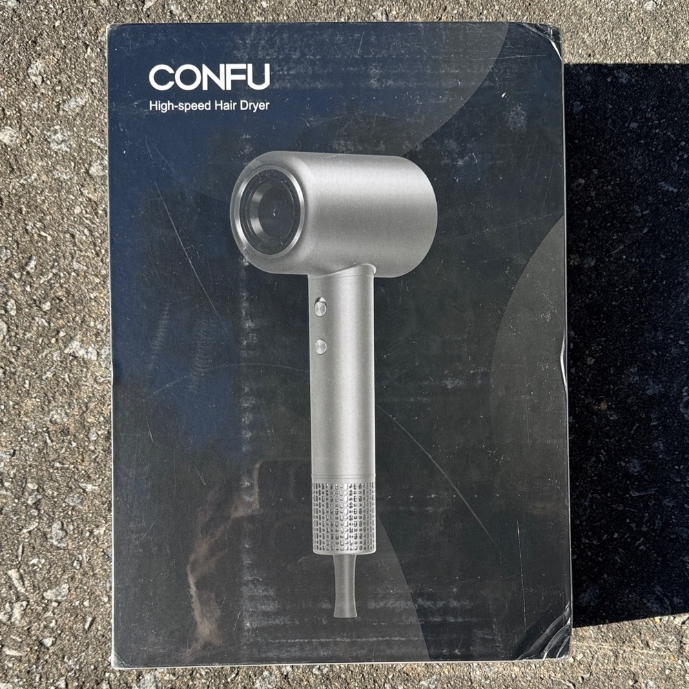 Silver Hair Dryer